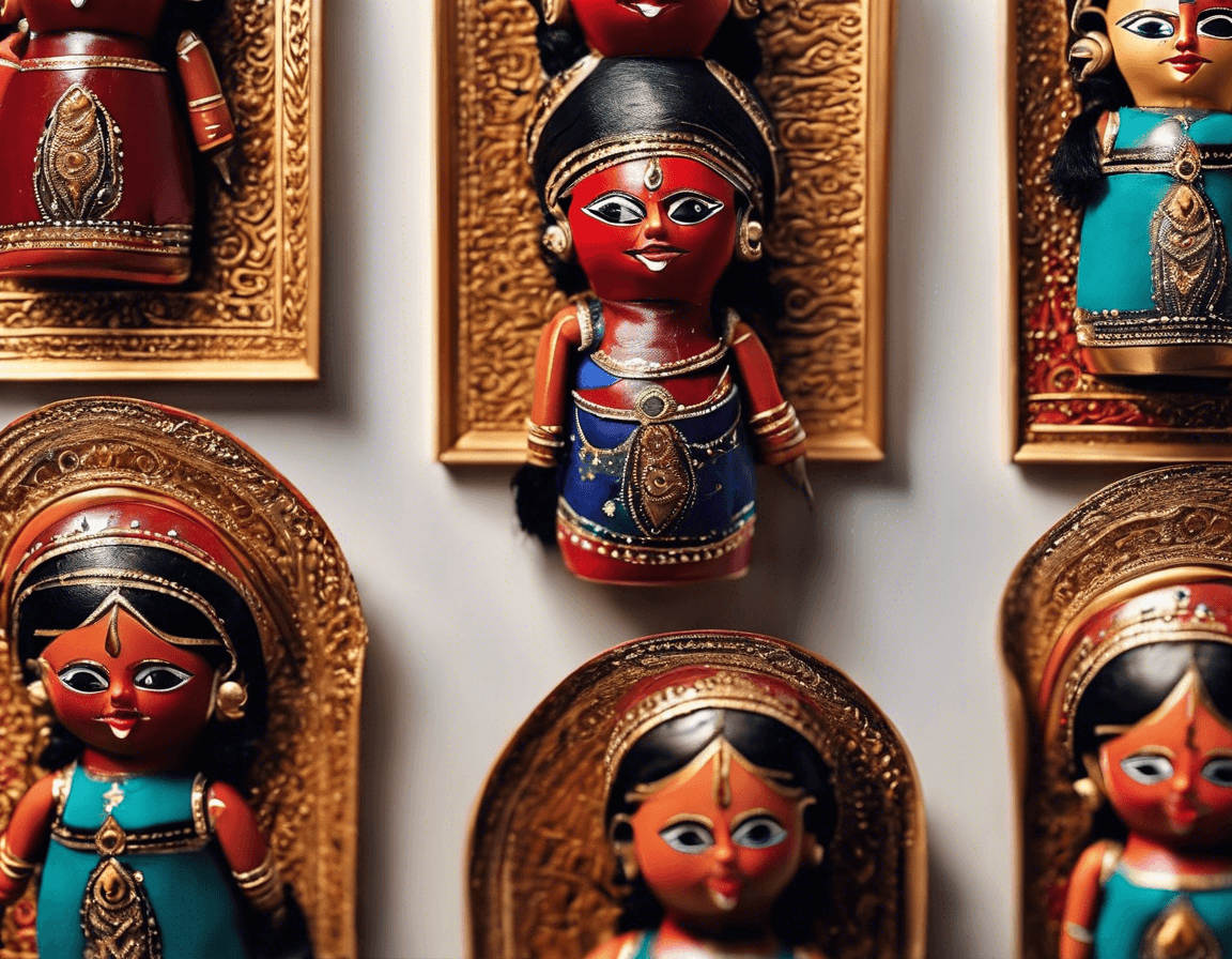 Explore Handcrafted Indian Doll Art on Lakshmi's Golu